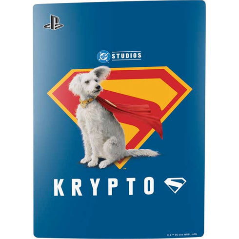 Superman 2025 Krypto the Super Dog PS5 Digital Edition Console Skin